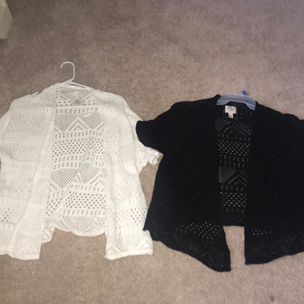 Black & White Sweaters $15 FOR BOTH!!!